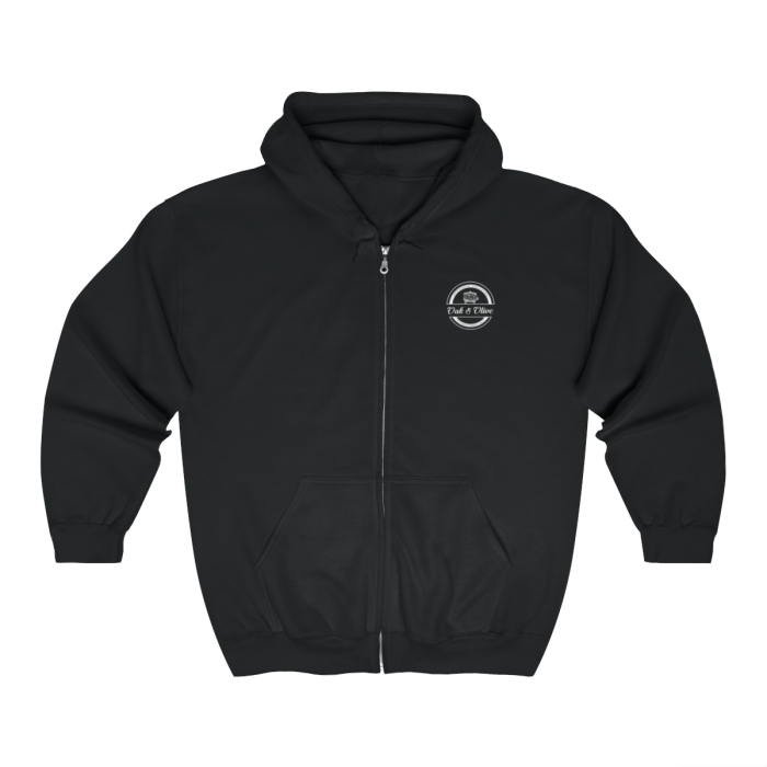 Embroidered Zip Up Hoodie - Image 2