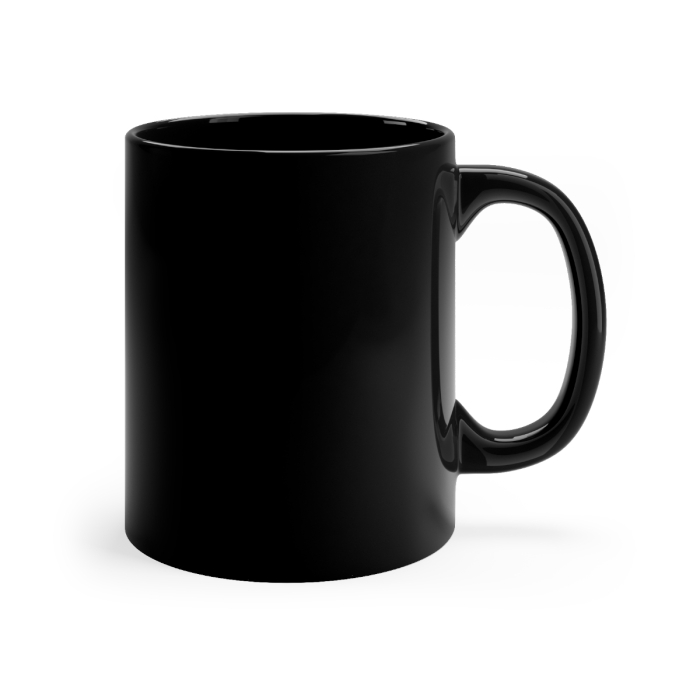 Black mug 11oz - Image 3